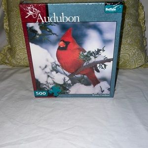 AUDUBON. WINTER CARDINAL PUZZLE. NEVER OPENED